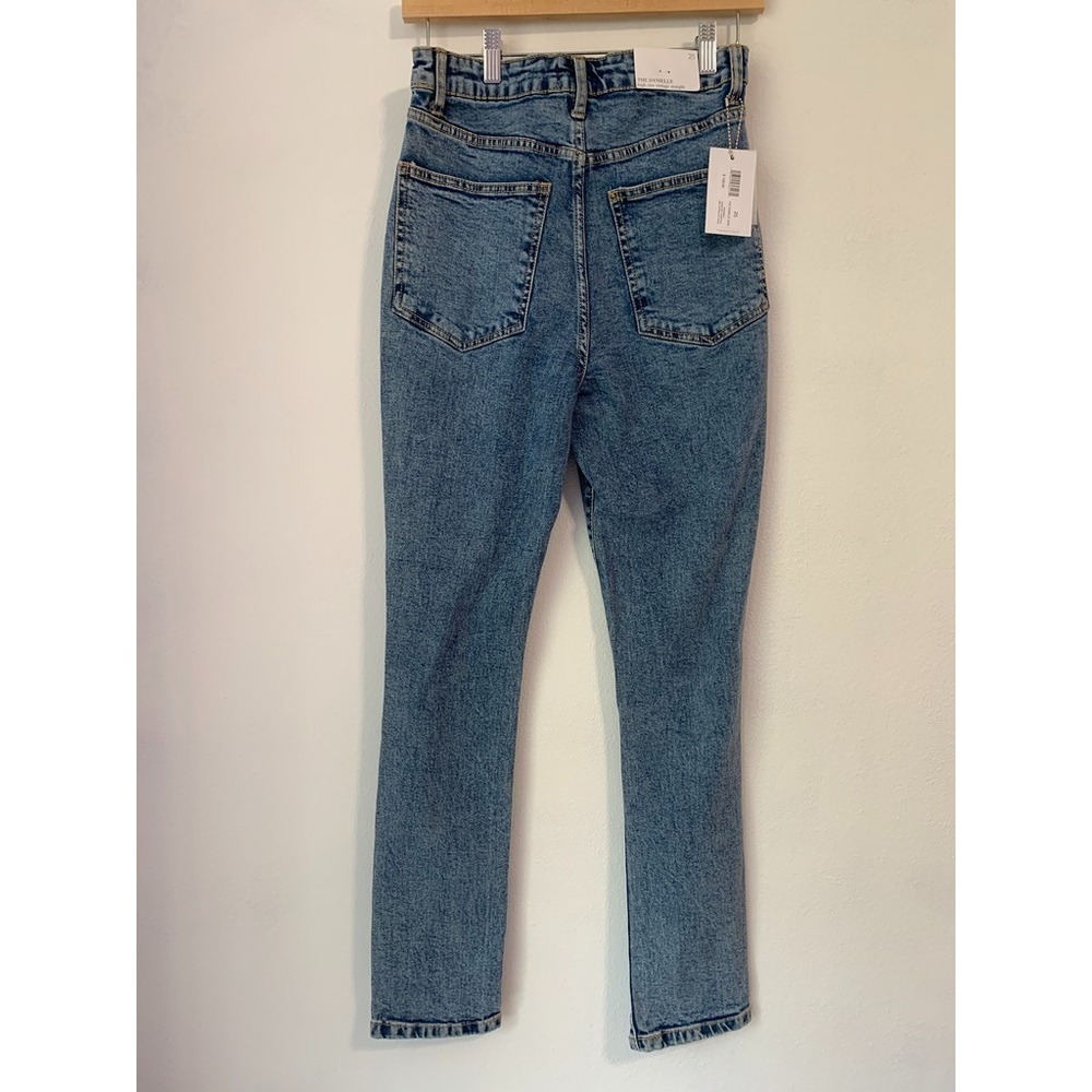 WE WORE WHAT NWT MSRP $158 Size 25 The Danielle High Rise Vintage Straight - Picture 2 of 7